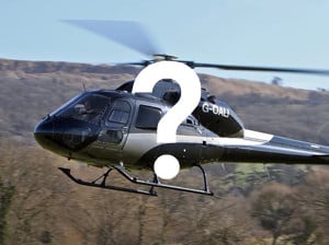 90 minutes from London in a helicopter. How far can you fly?