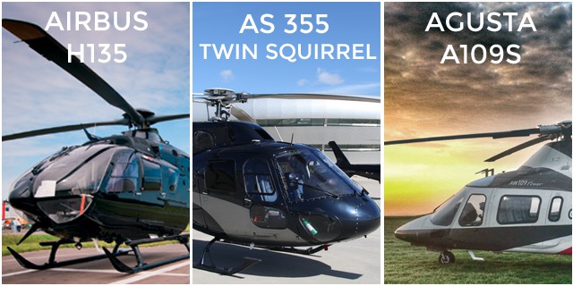 Atlas Helicopters Feet. Airbus, Twin Squirrel, Agusta. 